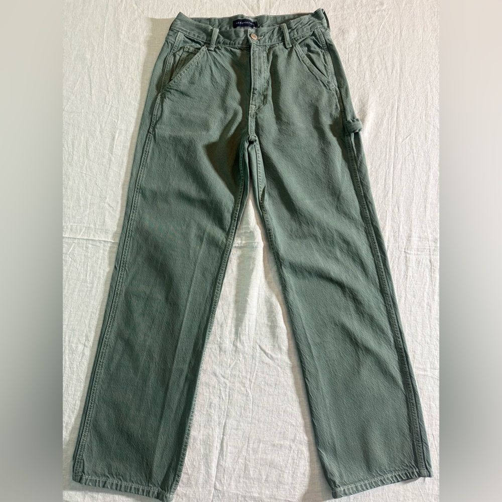 Aeropostale 90s BAGGY Jeans- Womens Sz 4R Green
